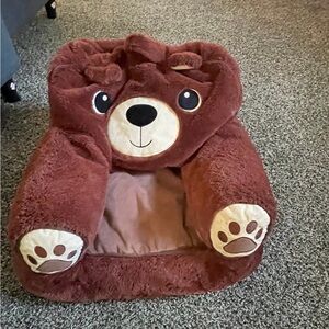 Plush Brown Bear Kids Seat